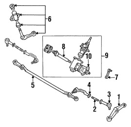 Foto de Caja de Engranajes Original para Mazda B2000 Mazda B2200 Mazda B2600 Marca MAZDA N�mero de Parte UB3932110A