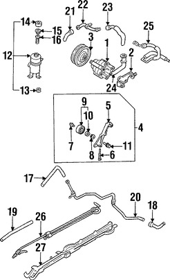 Foto de Sello de Tapa del Tanque L�quido Direccion Hidraulica Original para Mazda Marca MAZDA N�mero de Parte T00132554