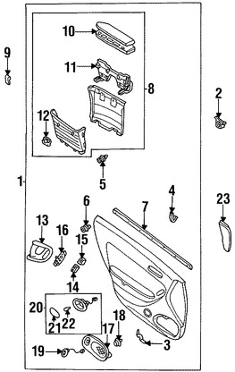 Foto de Luz de cortes�a Original para Mazda Millenia Marca MAZDA N�mero de Parte T001684G0A80