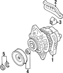 Foto de Polea del Alternador Original para Mazda MX-3 Mazda Protege Mazda Miata Marca MAZDA Nmero de Parte B3C718W10