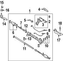 Foto de Switch de Presi�n Direcci�n Hidr�ulica Original para Mazda 3 2004 2005 2006 2007 Marca MAZDA N�mero de Parte BP4L32J20