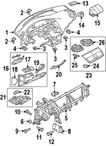 Foto de Luz de cortes�a Original para Mazda 3 2011 2012 2013 Marca MAZDA N�mero de Parte BBM569974
