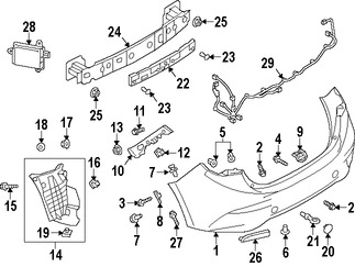 Foto de Barra de impacto de parachoque Original para Mazda 3 2014 2015 2016 2017 Marca MAZDA N�mero de Parte BJS750260B