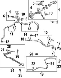 Foto de Switch de Presi�n Direcci�n Hidr�ulica Original para Mazda CX-9 Mazda MX-5 Miata Mazda 6 Marca MAZDA N�mero de Parte NE5132230B