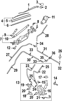 Foto de Sensor de Nivel de Lquido Limpiaparabrisas Original para Mazda CX-9 Marca MAZDA Nmero de Parte EG2267488