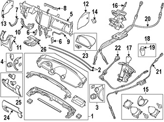 Foto de Cable de Cambios Transmisin Manual Original para Mazda 2 2011 2012 2013 2014 Marca MAZDA Nmero de Parte D65146500J