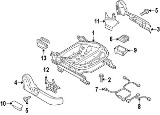 Foto de Manilla de Ajuste de Reclinacion Asiento Trasero Original para Mazda 2 2011 2012 2013 2014 Marca MAZDA Nmero de Parte D651881G502