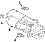 Foto de Tornillo de Arranque Original para Mazda 6 2003 2004 2005 2006 2007 2008 Marca MAZDA Nmero de Parte 9YA941004