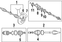 Foto de Juntas  Homocineticas Original para Mazda 6 2006 2007 2008 Marca MAZDA Nmero de Parte GD6422620A