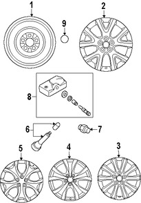 Foto de Ruedas Original para Mazda CX-7 Mazda Marca MAZDA N�mero de Parte 9965014080