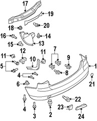 Foto de Guardasalpicaduras del parachoques Original para Mazda CX-7 2007 2008 2009 Marca MAZDA Nmero de Parte EG2150351A