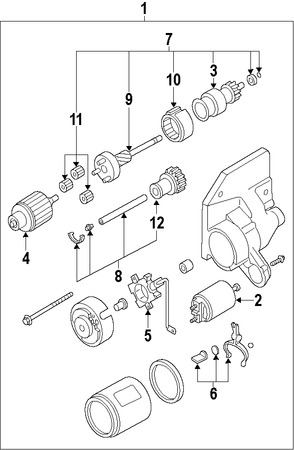 Foto de Solenoide de Encendido Original para Mazda RX-8 Marca MAZDA N�mero de Parte N3H218X10