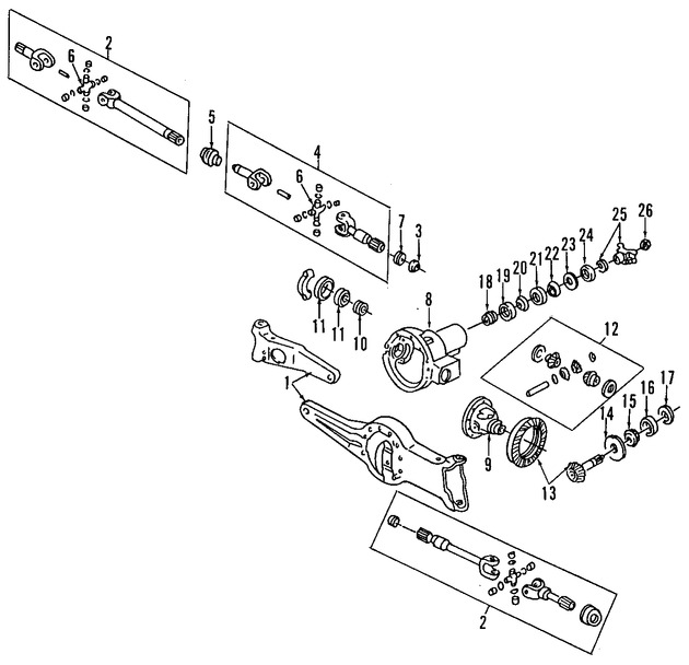 Foto de Sello del Eje Propulsor Original para Mazda B2300 Mazda B3000 Mazda B4000 Marca MAZDA Nmero de Parte ZZL025747