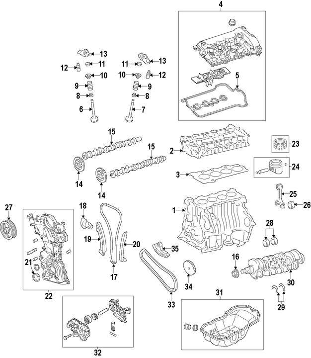 Foto de Motor Completo Original para Mazda  Mazda 6 Mazda 3 Marca MAZDA N�mero de Parte PYY802300D