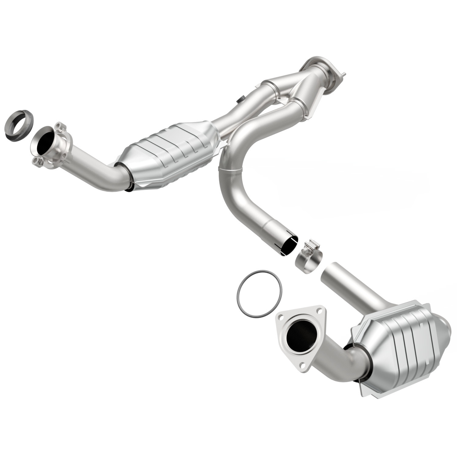 Foto de Convertidor Cataltico Direct-Fit para Chevrolet Silverado 1500 Chevrolet Silverado 2500 Chevrolet Suburban 1500 Chevrolet Tahoe GMC Sierra 1500 GMC Sierra 2500 GMC Yukon GMC Yukon XL 1500 Marca MAGNAFLOW PERF. EXHAUST Parte #15477
