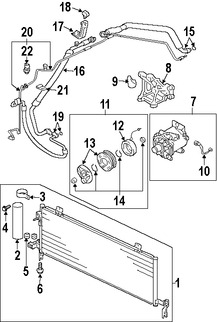 Foto de Manguera de succin Refrigerante Aire Acondicionad Original para Mitsubishi Eclipse 2008 2009 2010 2011 2012 Marca Mitsubishi Nmero de Parte 7815A448