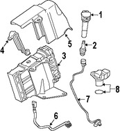 Foto de Computadora del Motor Original para Mitsubishi Eclipse 2008 Marca Mitsubishi Nmero de Parte 1860B088