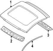 Foto de Panel de Techo Original para Mitsubishi Eclipse Marca Mitsubishi N�mero de Parte MN186589