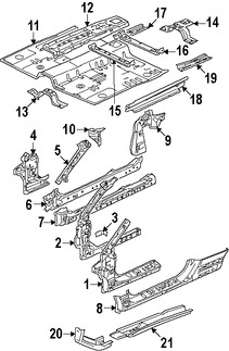 Foto de Estribo Original para Mitsubishi Eclipse 2007 2008 2009 2010 2011 2012 Marca Mitsubishi Nmero de Parte 5253A871