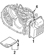 Foto de Carter Transmisin Automtica Original para Mitsubishi Galant Mitsubishi Eclipse Marca Mitsubishi Nmero de Parte MR983296