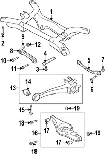 Foto de Brazo remolcador de suspensin Original para Mitsubishi Outlander Mitsubishi Lancer Marca Mitsubishi Nmero de Parte 4125A100