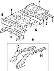 Foto de Bandeja de Piso Original para Mitsubishi Outlander Marca Mitsubishi Nmero de Parte 5251A864