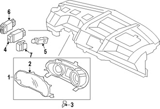 Foto de Panel de Instrumentos Original para Mitsubishi Outlander 2010 Mitsubishi Lancer 2010 Marca Mitsubishi Nmero de Parte 8100B257