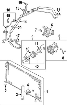 Foto de Embrague del Compresor de Aire Acondicionado Original para Mitsubishi Endeavor Mitsubishi Galant Mitsubishi Eclipse Marca Mitsubishi Nmero de Parte MR958859