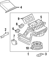 Foto de Resistencia Motor de Ventilador Aire / Calefaccion Original para Mitsubishi Endeavor Mitsubishi Galant Mitsubishi Montero Mitsubishi Eclipse Marca Mitsubishi Parte #MR513289