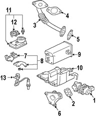 Foto de Canister Original para Mitsubishi Endeavor Marca Mitsubishi Nmero de Parte MR968923