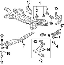 Foto de Rtula de direccin Original para Mitsubishi Endeavor Marca Mitsubishi Nmero de Parte 3870A123