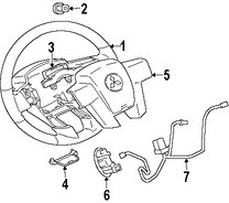 Foto de Timon / Volante / Manubrio Original para Mitsubishi Endeavor 2008 Marca Mitsubishi N�mero de Parte 4400A206XB