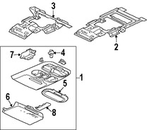 Foto de Lente de luz de mapa Original para Mitsubishi Endeavor Marca Mitsubishi N�mero de Parte MN177295