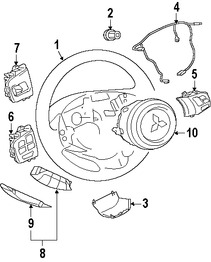 Foto de Interruptor de la Unidad de Control de Traccin Original para Mitsubishi Lancer 2008 2010 2011 2012 2013 Marca Mitsubishi Nmero de Parte 8606A011