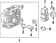 Foto de Caja de Fusibles Original para Mitsubishi Lancer 2010 2008 Marca Mitsubishi Nmero de Parte 8637A478