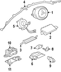 Foto de Mdulo de control del Air Bag Original para Mitsubishi Lancer 2010 2011 2008 Marca Mitsubishi Nmero de Parte 8635A272