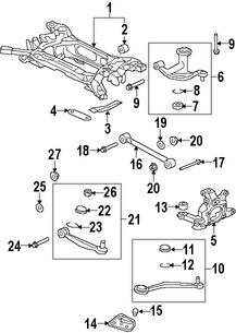 Foto de Brazo remolcador de suspensin Original para Mitsubishi Lancer Marca Mitsubishi Nmero de Parte 4125A037