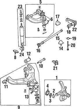 Foto de Rtula de direccin Original para Mitsubishi Montero Sport Marca Mitsubishi Nmero de Parte MR113894