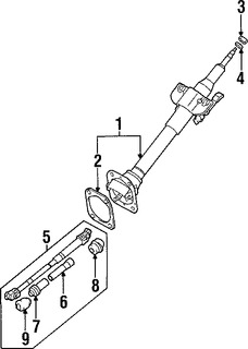 Cardan De Eje De Columna Direccion Original Para Mitsubishi Montero Sport 1997 1998 1999 00 01 Marca Mitsubishi Numero De Parte 4401a075