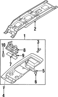 Foto de Lente de luz de mapa Original para Mitsubishi Montero Sport Marca Mitsubishi N�mero de Parte MR330168