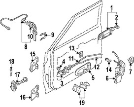 Foto de Interruptor del Marco de la Puerta Original para Mitsubishi Montero Sport Mitsubishi Mirage Dodge Colt Eagle Summit Plymouth Colt Marca Mitsubishi Nmero de Parte MB818520