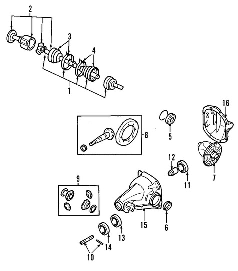 Foto de Rodamiento Pi��n de Diferencial Original para Mitsubishi Endeavor Marca Mitsubishi N�mero de Parte 3515A001