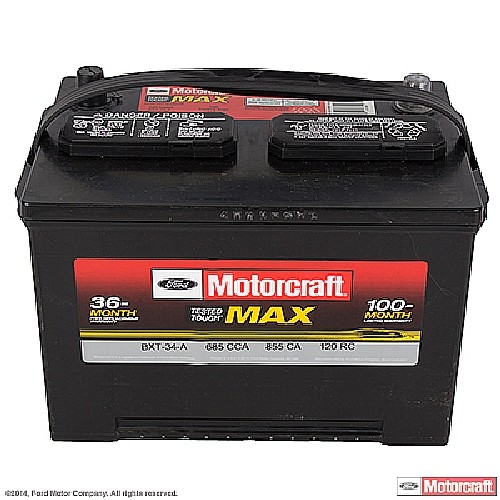 Foto de Batera para Jeep Liberty 2005 Marca MOTORCRAFT Tested Tough Max Nmero de Parte #BXT-34-A