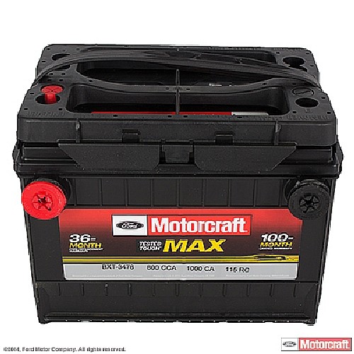 Foto de Batera para Jeep Liberty 2005 Chevrolet Trailblazer 2005 Marca MOTORCRAFT Tested Tough Max  Nmero de Parte #BXT-3478