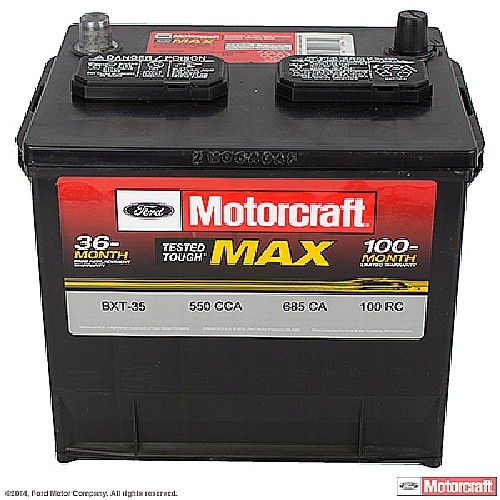 Foto de Batera para Mazda Nissan Toyota Saab Honda Ford Subaru Mercury Lexus Infiniti... Marca MOTORCRAFT Tested Tough Max Nmero de Parte BXT-35