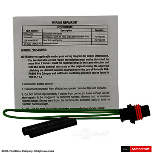 Foto de Conector del Solenoide de Purga del Canister para Ford Fiesta 2015 Marca MOTORCRAFT Nmero de Parte WPT-1274