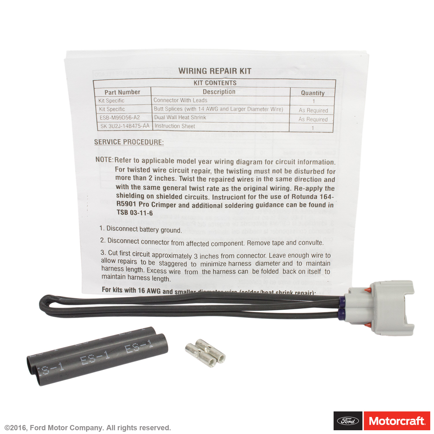 Foto de Conector de Inyector de Combustible para Ford Focus 2013 Marca MOTORCRAFT Nmero de Parte WPT-1282