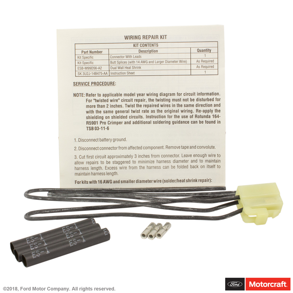 Foto de Cable Flexible Switch - Air Suspension para Ford Explorer 1998 Marca MOTORCRAFT Nmero de Parte WPT-617