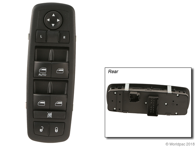 Foto de Interruptor de vidrio el�ctrico de la puerta para Dodge Nitro Dodge Journey Jeep Liberty Marca Mopar N�mero de Parte W0133-2158394