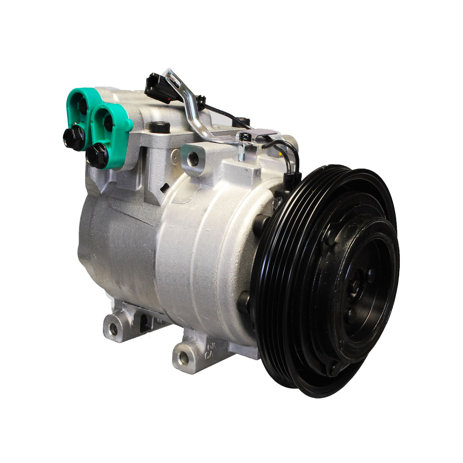 Foto de Compresor de Aire Acondicionado para Hyundai Elantra 1997 1998 1999 2000 Hyundai Tiburon 1998 1999 2000 2001 Marca DENSO N�mero de Parte #471-6007